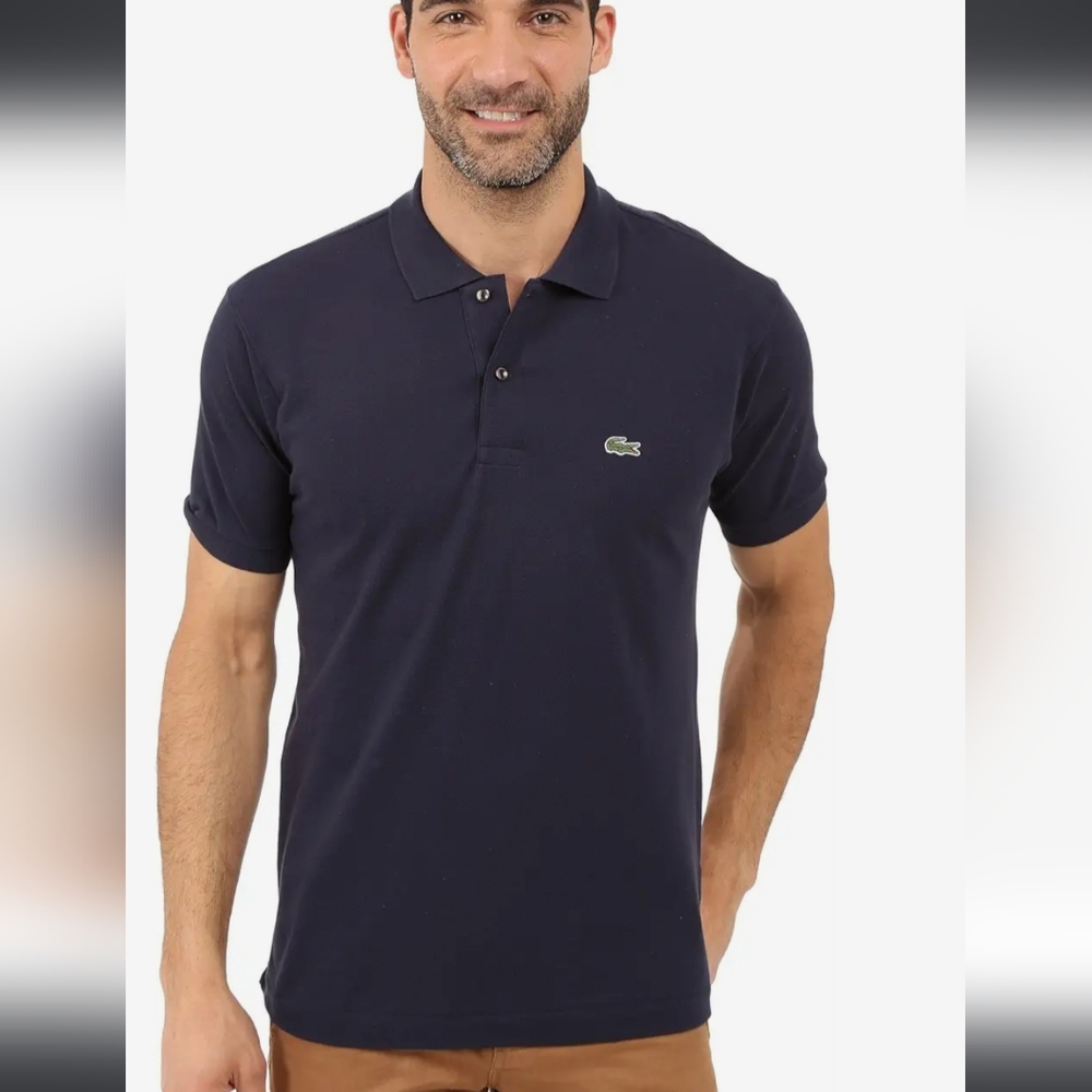 LACOSTE classic fit navy polo shirt. Size 3 xl mens.